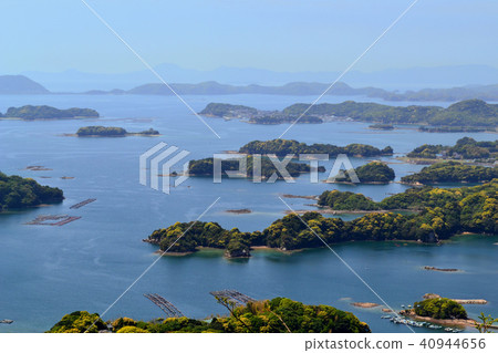 Scenery of Kujuku Island from Ishidake Observatory Scenery of Kujuku Island from Ishidake Observatory 40944656