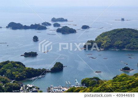 Scenery of Kujuku Island from Ishidake Observatory Scenery of Kujuku Island from Ishidake Observatory 40944693
