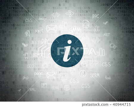 Web design concept: Information on Digital Data Paper background 40944715