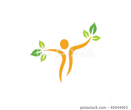 Human character logo sign 40944903