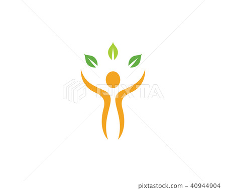 Human character logo sign 40944904