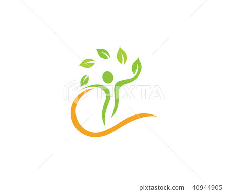 Human character logo sign 40944905