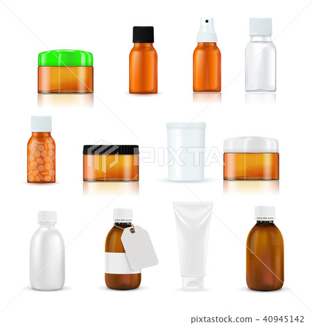 Medical and beauty product bottles and containers 40945142