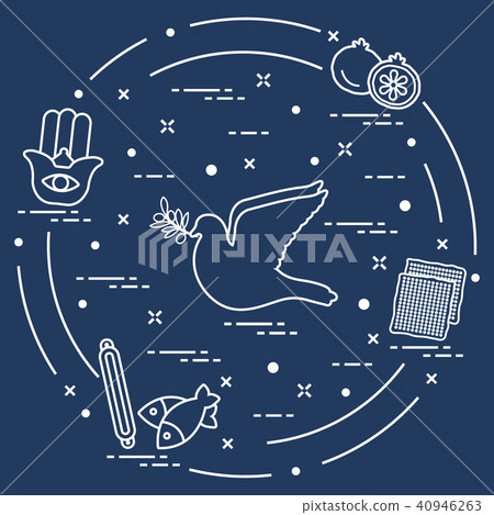 Jewish symbols 40946263