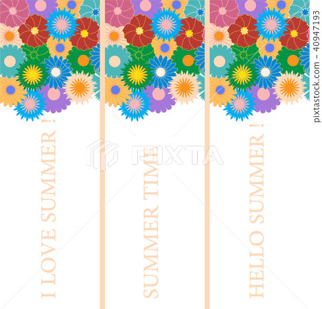 Nice picture with three bookmarks with floral Nice picture with three bookmarks with floral 40947193