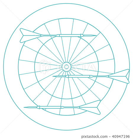 target and arrows for the darts Sports theme. target and arrows for the darts Sports theme. 40947196