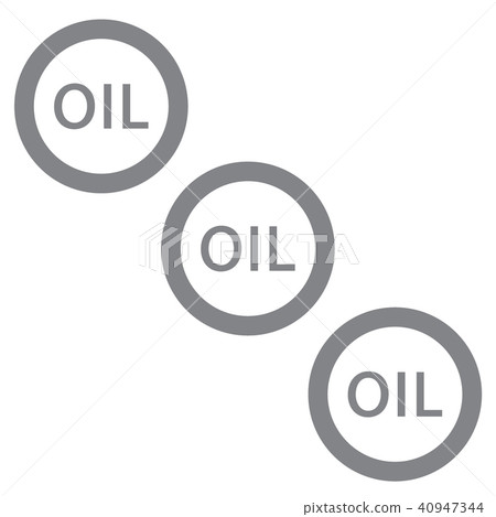 Stylized icon of the three inscription oil Stylized icon of the three inscription oil 40947344