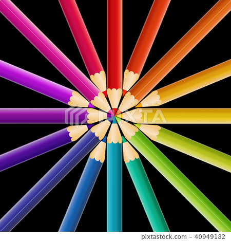 Abstract Pencil Background Vector Illustration Abstract Pencil Background Vector Illustration 40949182