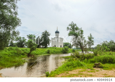 Sunny spring landscape. Sunny spring landscape. 40949914