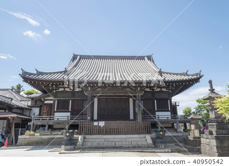 Main temple of Kanonji temple in Yanaka (Taito-ku, Tokyo) Main temple of Kanonji temple in Yanaka (Taito-ku, Tokyo) 40950542