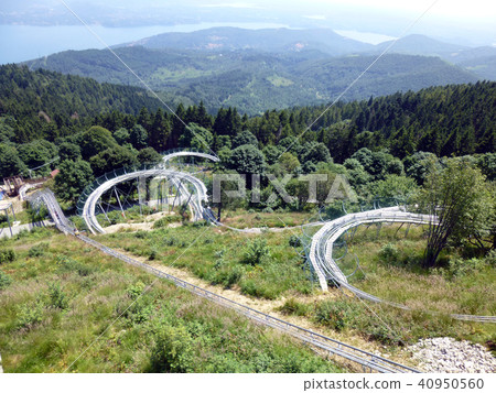 Roller Coaster Lake Como Europe Roller Coaster Lake Como Europe 40950560