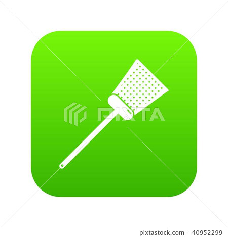 Swatter icon green vector 40952299