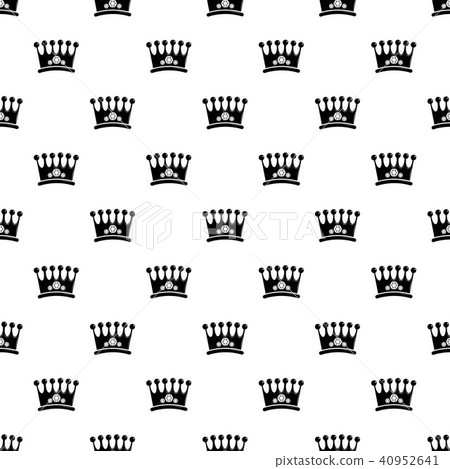 Crown pattern vector seamless - Stock Illustration [40952641] - PIXTA