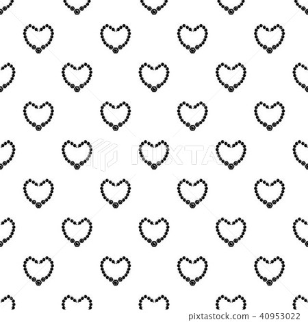 Necklace pattern vector seamless 40953022