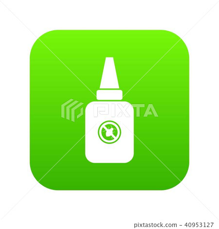 Insect spray icon digital green Insect spray icon digital green 40953127