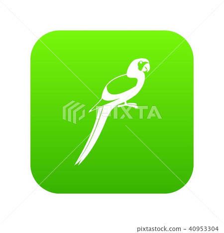 Parrot icon digital green Parrot icon digital green 40953304