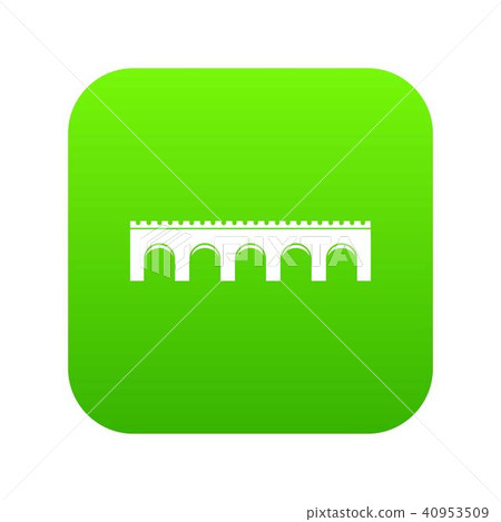Bridge icon digital green Bridge icon digital green 40953509