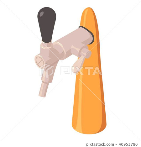 Beer tap icon, isometric style 40953780
