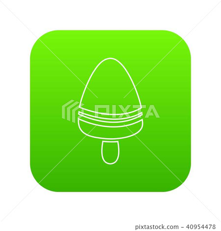 Watermelon ice cream icon green vector Watermelon ice cream icon green vector 40954478