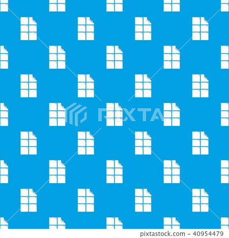 Bite chocolate pattern vector seamless blue 40954479