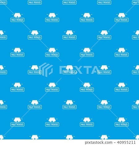 Underpant pattern vector seamless blue Underpant pattern vector seamless blue 40955211