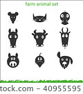 farm animal set 40955595