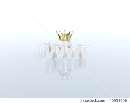CG Illustration Crown Crown Victory Win 40955606