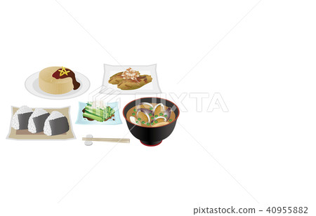 Today's rice bath with grilled radish Today's rice bath with grilled radish 40955882