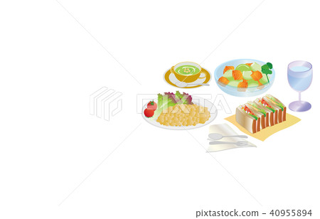 Today's rice scrambled egg sandwich Today's rice scrambled egg sandwich 40955894