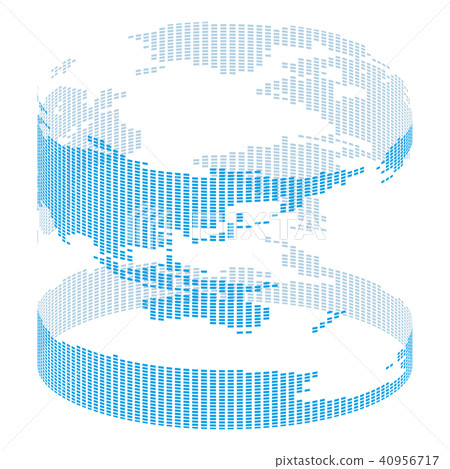 矢量圖全球世界地圖設計圓柱點 矢量圖全球世界地圖設計圓柱點 40956717