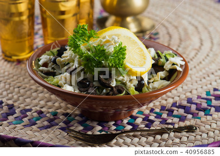 arabic salad with background 40956885