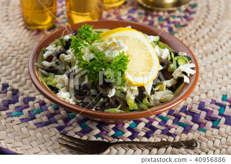 arabic salad with background 40956886