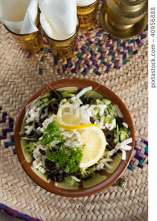 arabic salad with background 40956888