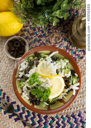 arabic salad with background 40956889