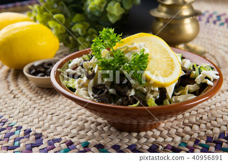 arabic salad with background 40956891