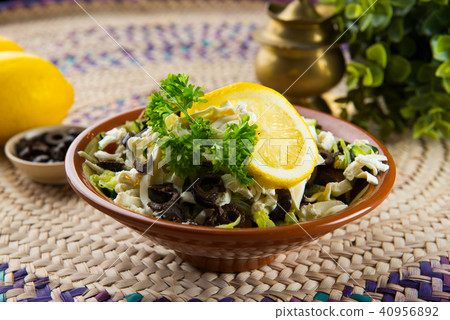 arabic salad with background 40956892