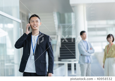 Businessman Office Casual Business Scene Office Scene Businessman Office Casual Business Scene Office Scene 40958532