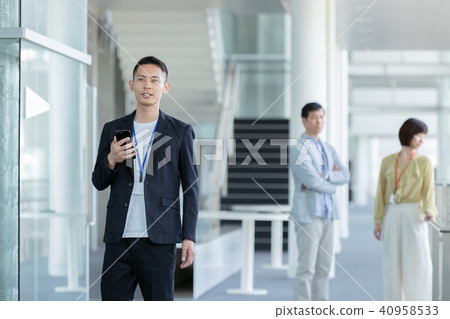 Businessman Office Casual Business Scene Office Scene Businessman Office Casual Business Scene Office Scene 40958533