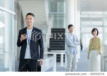 Businessman Office Casual Business Scene Office Scene Businessman Office Casual Business Scene Office Scene 40958534
