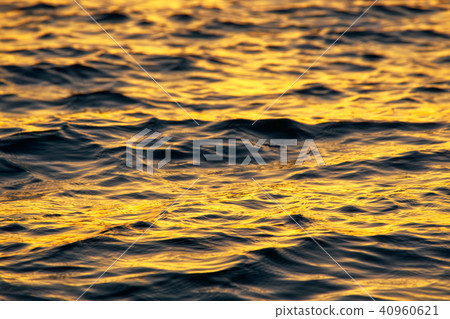 Evening view of Lake Biwa in Yasu city 40960621