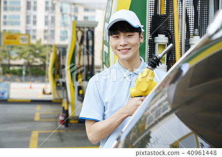 Part-time job, gas station Part-time job, gas station 40961448
