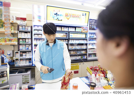 Convenience store, part-time job 40961453