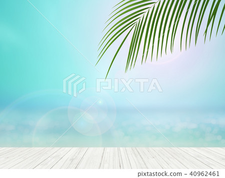 Background - Tropical - sea - sky 40962461