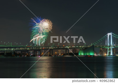 Tokyo Bay · Fireworks 40962862