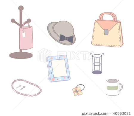 手工製造混雜例證白色背景 40963081