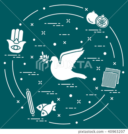 Jewish symbols 40963207