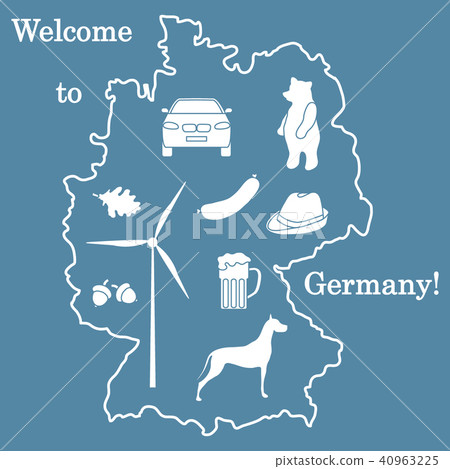 various symbols of Germany Travel and leisure. 40963225