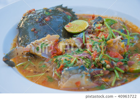 Spicy Roe Crab Salad Spicy Roe Crab Salad 40963722
