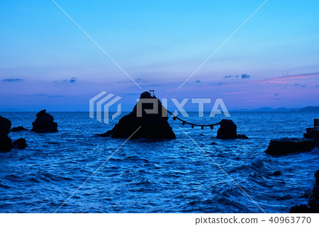 The Married Couple Rocks of Futaminoura 40963770
