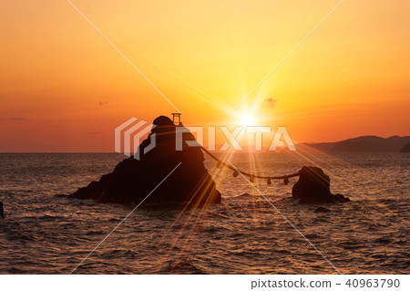The Married Couple Rocks of Futaminoura 40963790
